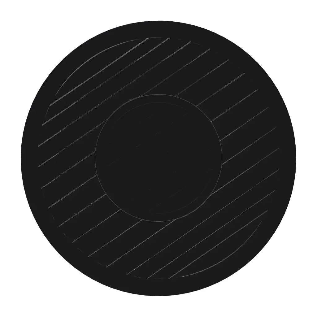 54" Round MGP Top Chat Height Fire Table-Outdoor Fire Tables-Telescope-LOOMLAN