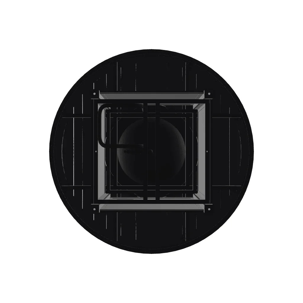 54" Round MGP Top Chat Height Fire Table-Outdoor Fire Tables-Telescope-LOOMLAN