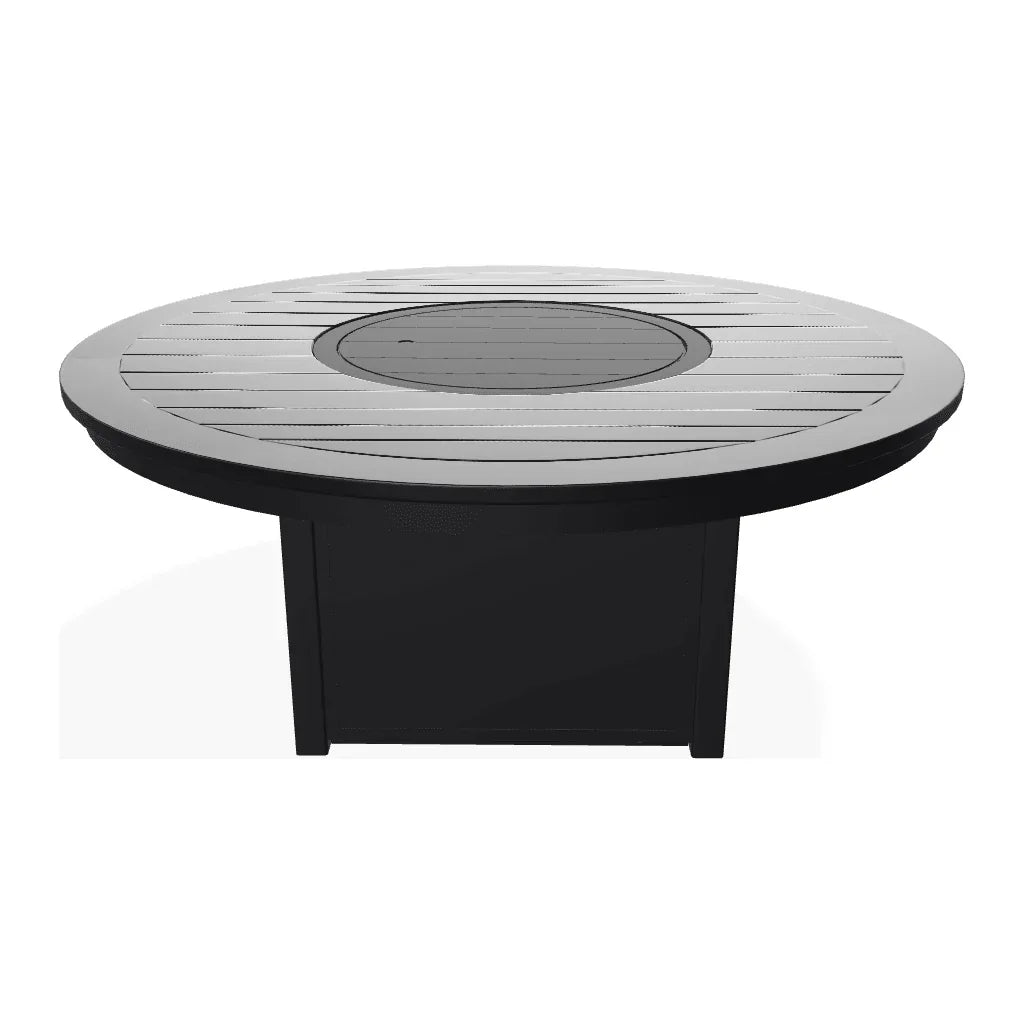54" Round MGP Top Chat Height Fire Table-Outdoor Fire Tables-Telescope-LOOMLAN