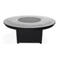 54" Round MGP Top Chat Height Fire Table-Outdoor Fire Tables-Telescope-LOOMLAN
