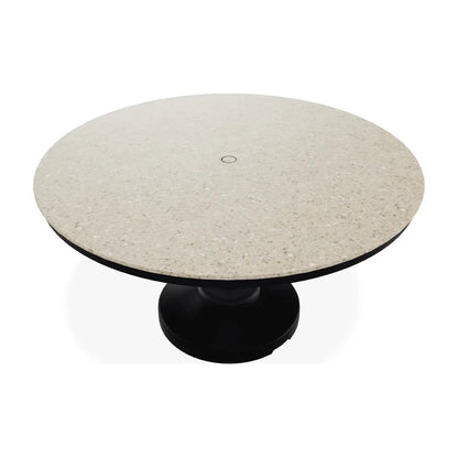 Round Origins Table Pedestal Base-Outdoor Dining Tables-Telescope-LOOMLAN