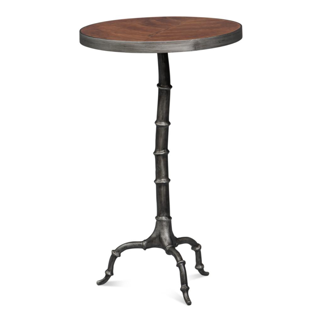 Brightleaf Aluminum Base Round Side Table