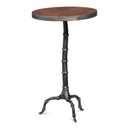 Brightleaf Aluminum Base Round Side Table