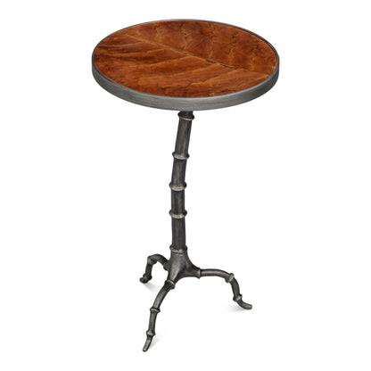 Brightleaf Aluminum Base Round Side Table