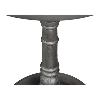 Banner House Aluminum Base Round Side Table