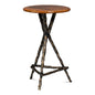 Planter's Aluminum Base Round Side Table