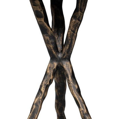 Planter's Aluminum Base Round Side Table