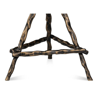 Planter's Aluminum Base Round Side Table