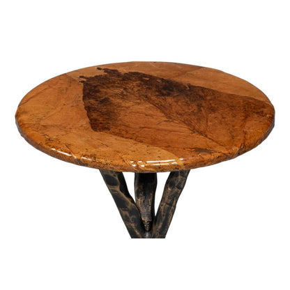 Planter's Aluminum Base Round Side Table