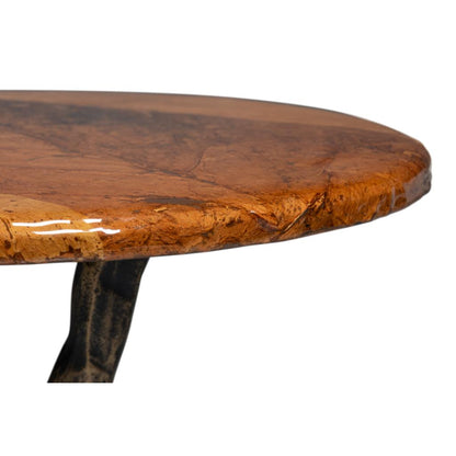 Planter's Aluminum Base Round Side Table