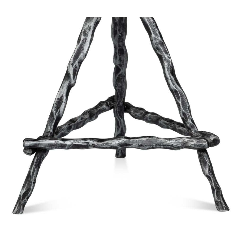 Planter's Aluminum Base Round Side Table