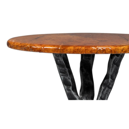 Planter's Aluminum Base Round Side Table