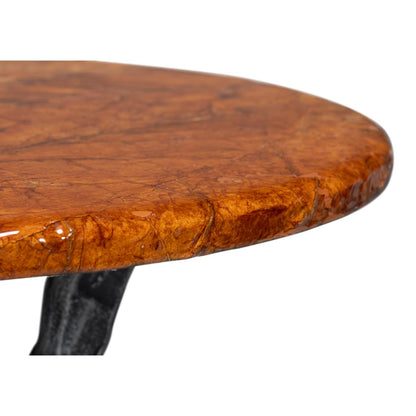 Planter's Aluminum Base Round Side Table