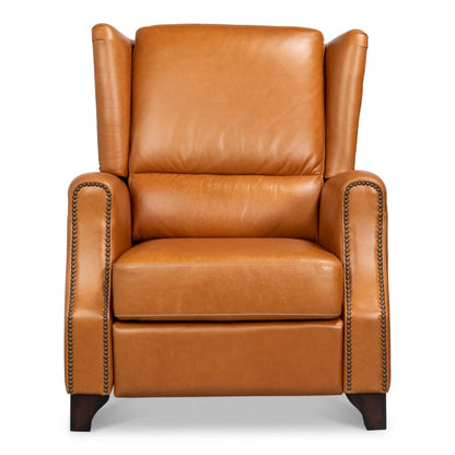 Bradford Brown Leather Recliner