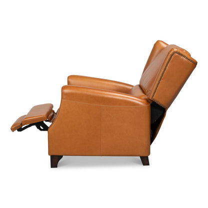 Bradford Brown Leather Recliner