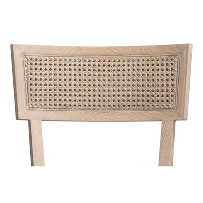 Ridge Cream Performance Fabric Armless Dining Chair