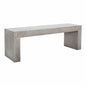 55.25 Inch Outdoor Bench Grey Contemporary-Outdoor Benches-Moe's Home-LOOMLAN