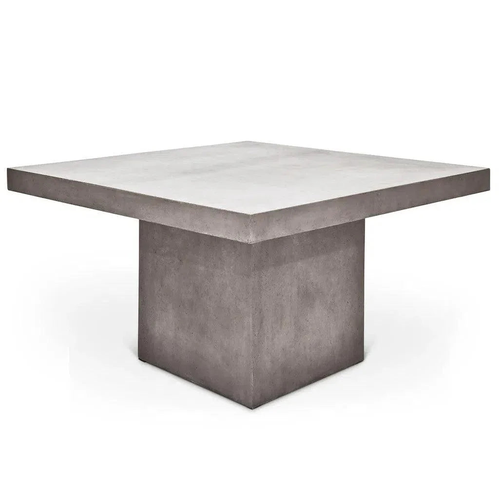 59" Una Fiber Reinforced Concrete Square Counter Table-Outdoor Counter Tables-Urbia-LOOMLAN