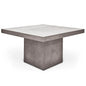 59" Una Fiber Reinforced Concrete Square Counter Table-Outdoor Counter Tables-Urbia-LOOMLAN