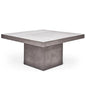 59" Una Fiber Reinforced Concrete Square Dining Table-Outdoor Dining Tables-Urbia-LOOMLAN