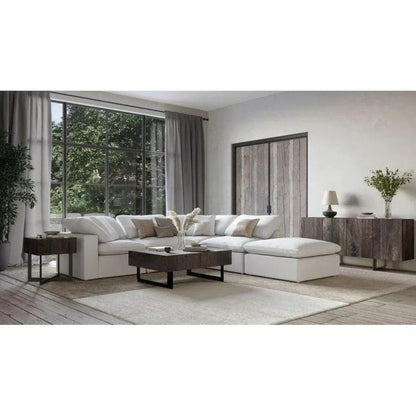 5PC Performance Terra White Modular-Modular Sofas-Moe's Home-LOOMLAN