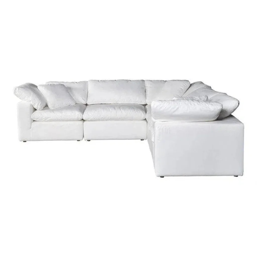 5PC Performance Terra White Modular-Modular Sofas-Moe's Home-LOOMLAN