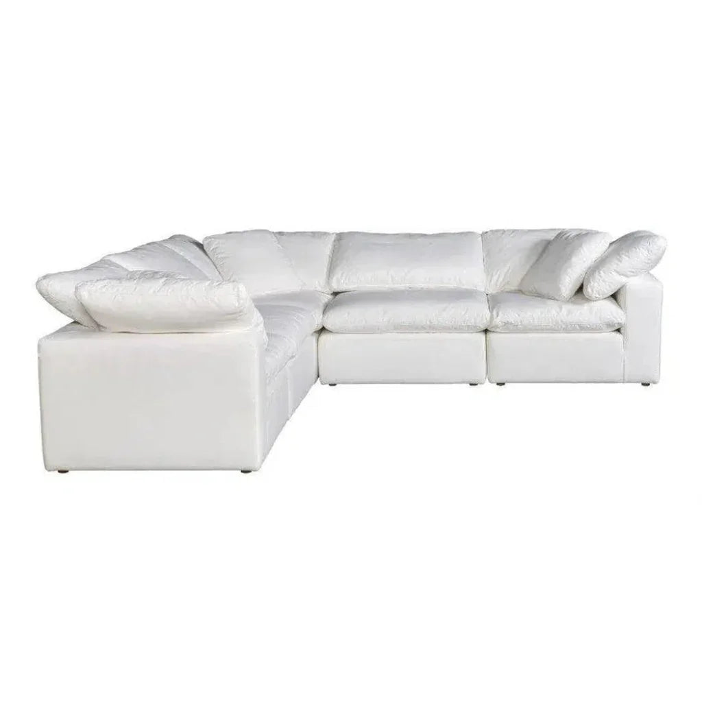 5PC Performance Terra White Modular-Modular Sofas-Moe's Home-LOOMLAN