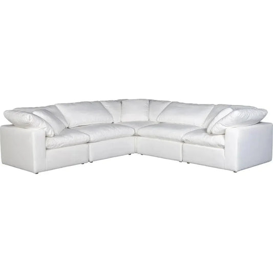 5PC Performance Terra White Modular-Modular Sofas-Moe's Home-LOOMLAN