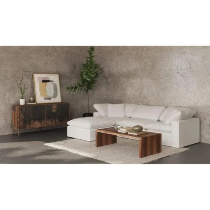 5PC Stain Resistant Terra White Dream Modular-Modular Sofas-Moe's Home-LOOMLAN
