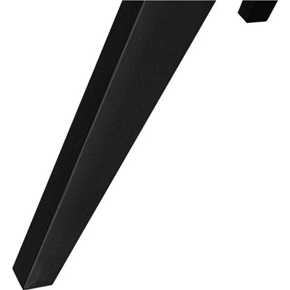 60 in Parq Wood Black Round Dining Table-Dining Tables-Moe's Home-LOOMLAN