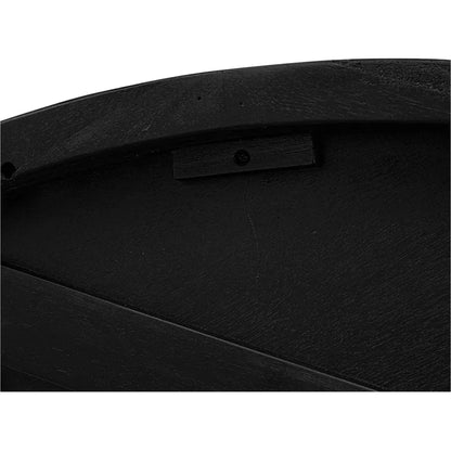 60 in Parq Wood Black Round Dining Table-Dining Tables-Moe's Home-LOOMLAN