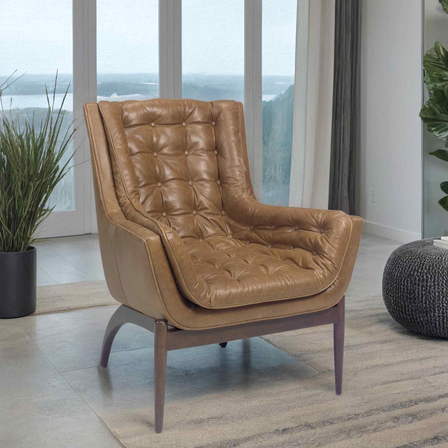Verona Leather Stylish Design Chair
