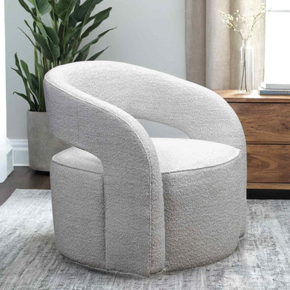 Carmel Leather Modern Elegance Swivel Chair