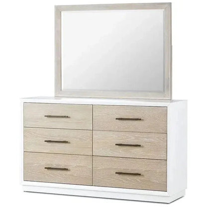 62" High Gloss Boca Grande Six Drawer Double Dresser - LOOMLAN - Panama Jack - Dressers