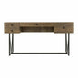 63 Inch Desk Natural Rustic-Home Office Desks-Moe's Home-LOOMLAN