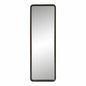 65" Tall Floor Mirror Black Industrial-Floor Mirrors-Moe's Home-LOOMLAN
