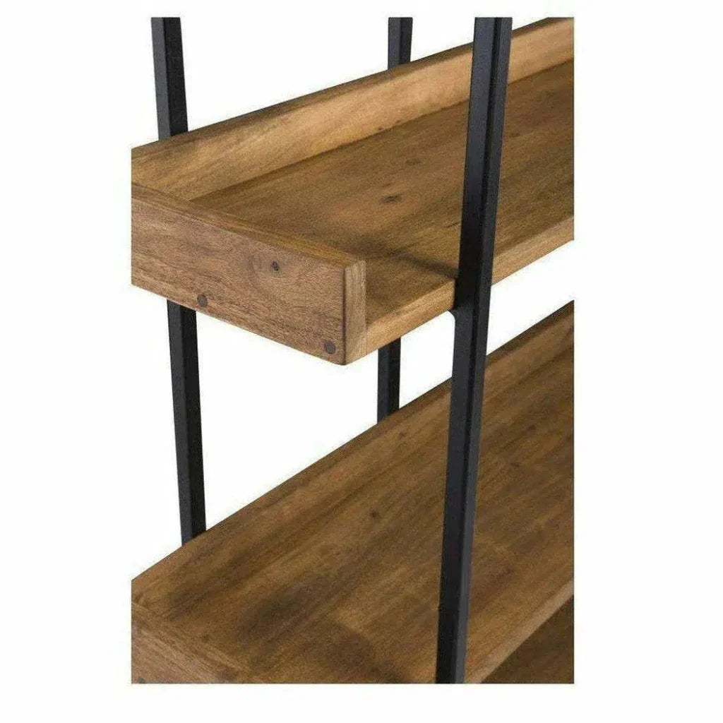 68 Inch Bookshelf Large Brown Industrial - LOOMLAN - Moe's Home - Etageres