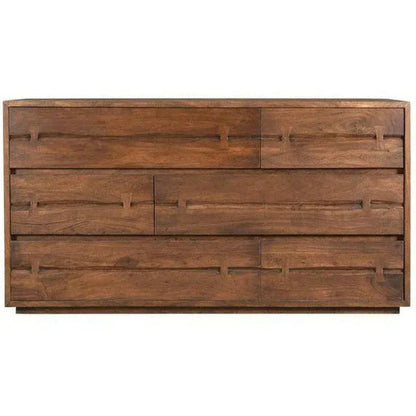 68 Inch Dresser Brown Industrial - LOOMLAN - Moe's Home - Dressers