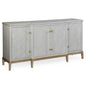 68" Perrine Grey & Gold Wooden Credenza - LOOMLAN - Bassett Mirror - Sideboards
