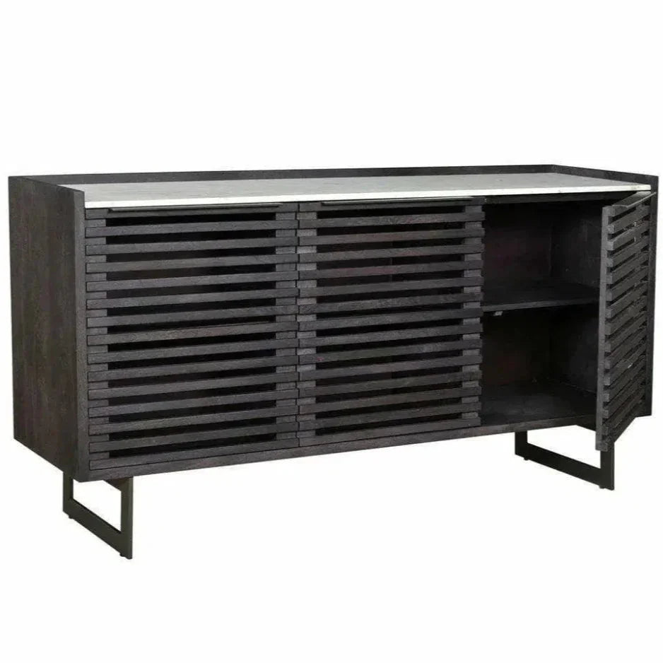 68 in Sideboard Mid Century With Marble Top - LOOMLAN - Moe's Home - Sideboards