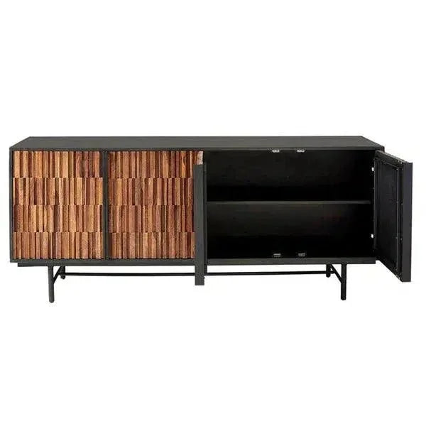 68.5 Inch Sideboard Mid Century Modern Black - LOOMLAN - Moe's Home - Sideboards