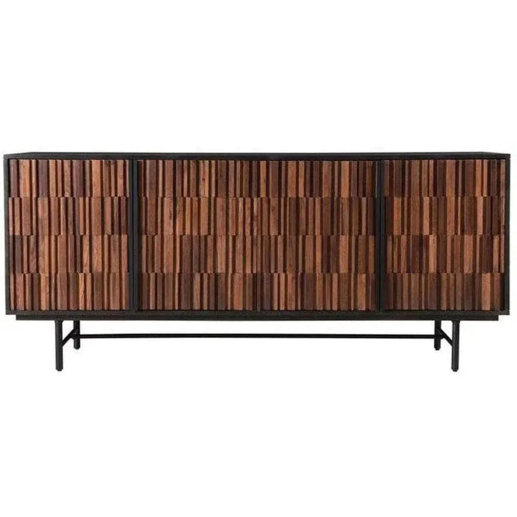 68.5 Inch Sideboard Mid Century Modern Black - LOOMLAN - Moe's Home - Sideboards