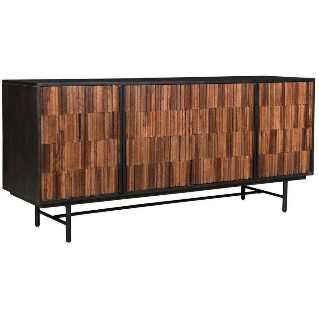 68.5 Inch Sideboard Mid Century Modern Black - LOOMLAN - Moe's Home - Sideboards