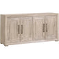 70" SolidWood Credenza With Wine Racks - LOOMLAN - Essentials For Living - Sideboards