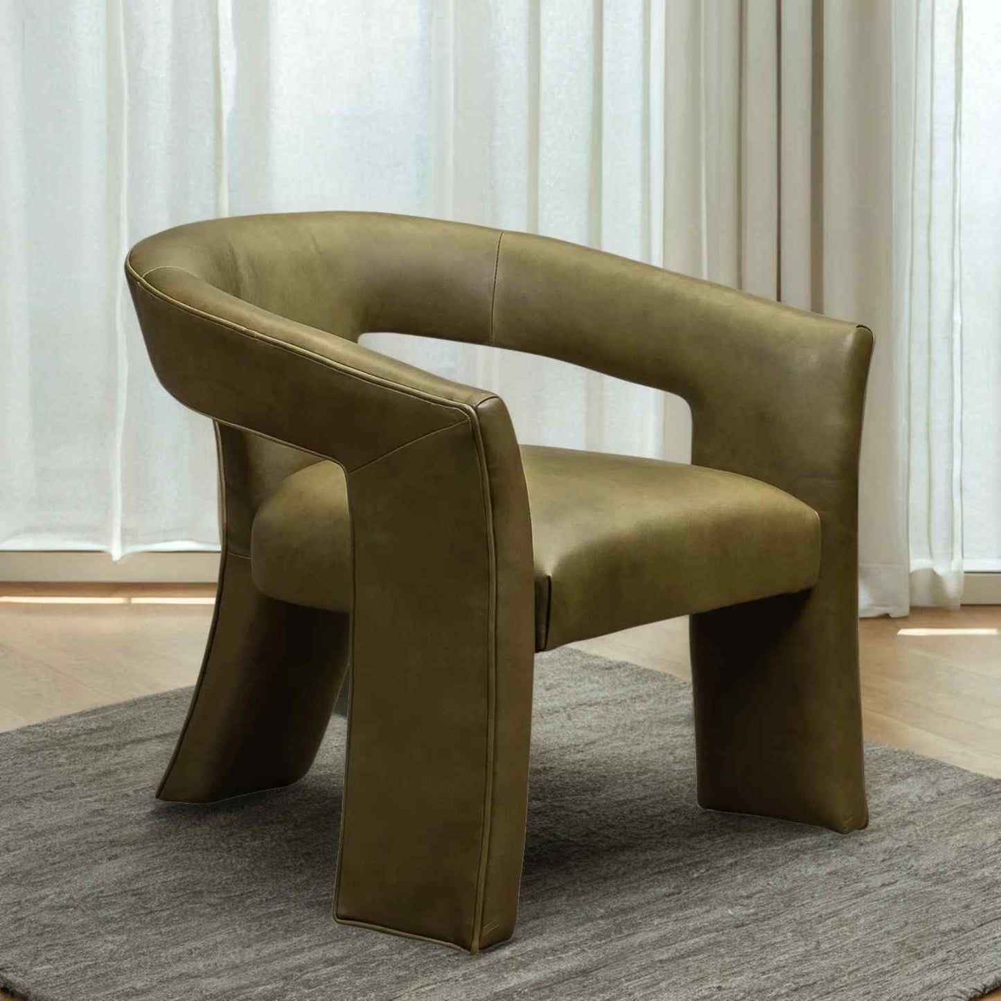 Gramercy Modern Design Leather Chair
