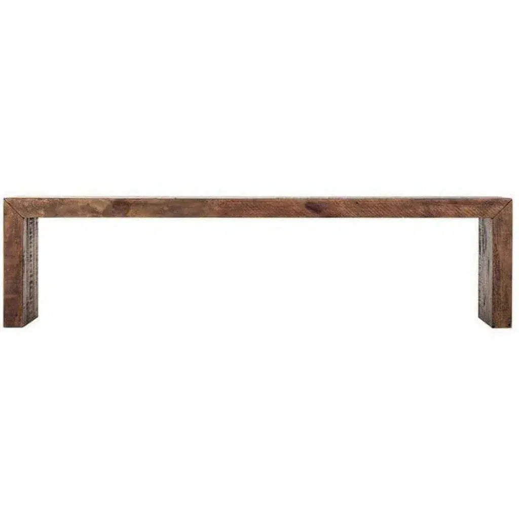 71 Inch Bench Large Light Brown Industrial - LOOMLAN - Moe's Home - Dining Benches