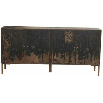 71 Inch Sideboard Black Rustic - LOOMLAN - Moe's Home - Sideboards