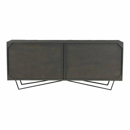 71 Inch Sideboard Charcoal Grey Contemporary - LOOMLAN - Moe's Home - Sideboards