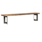 76 Inch Industrial Live Edge Dining Bench - LOOMLAN - Moe's Home - Dining Benches