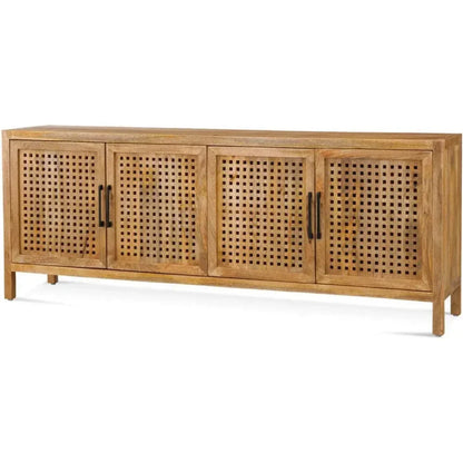 76" Wood Credenza Front Doors - LOOMLAN - Bassett Mirror - Sideboards